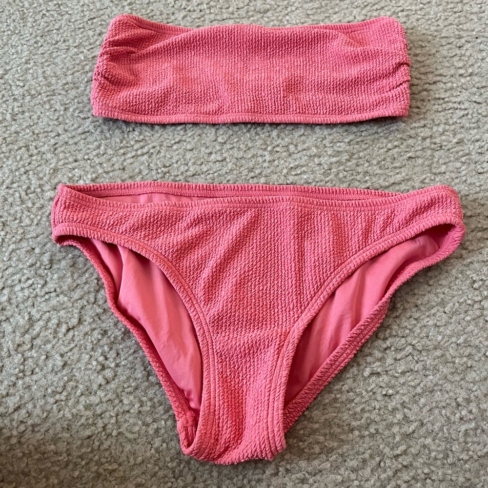 Coral bikini